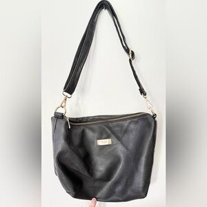 BCBG Soft Black Shoulder Bag